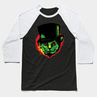 Cat Weed Baseball T-Shirt